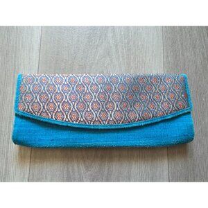 Colorful Kurta Company Womens Clutch Purse Geometric Design & Magnetic Closure